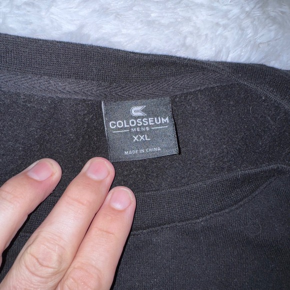 Utah Utes Colosseum NCAA Mens XXL Crewneck Sweatshirt‎ Black College - Picture 3 of 5